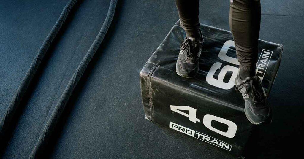 Fear of box jump exercise